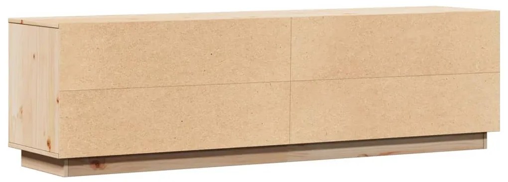 tömör fenyőfa TV-szekrény 156 x 37 x 45 cm