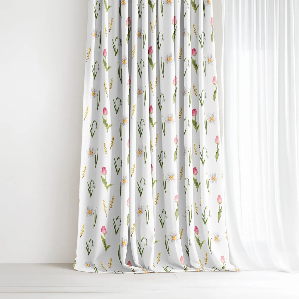 Goldea dekoratív drapéria - a tavasz érintése 220x150 cm