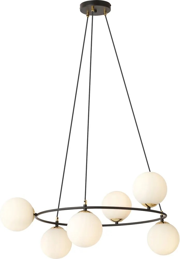 Emibig modern függeszték azura fehér fekete arany emi1295/6