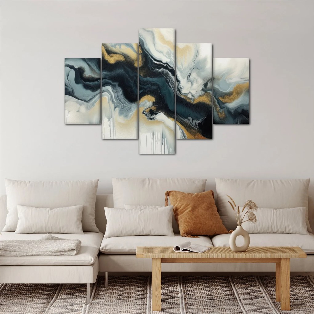 Kép - Márványozott rajz (150x105 cm)