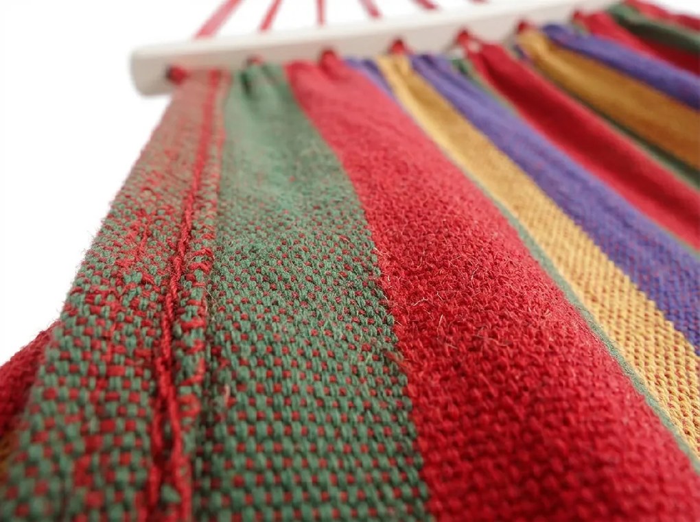 Színes függőágy párnával HAMAK 2 személyre 190x150 cm