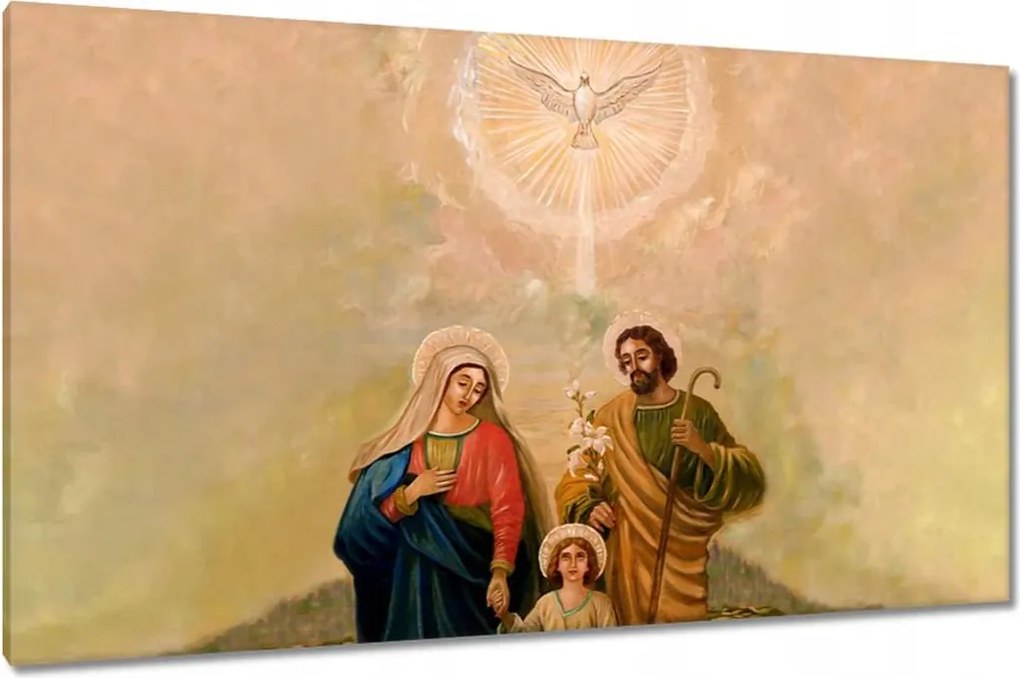 Festmények 120x70 Szent Család József Mária