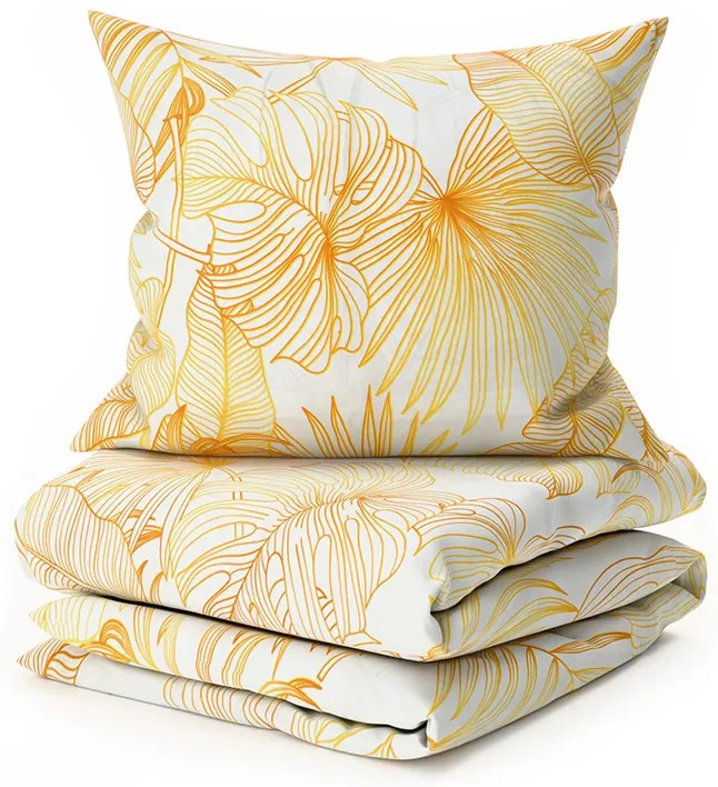 PALMERA krémszínű mikroszálas ágyneműhuzat Ágyneműhuzat mérete: 70 x 80 cm | 140 x 200 cm