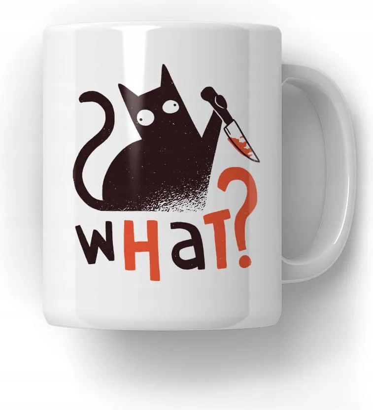 Bögre Macska What Vicces Ajándék 18-99 Ajándék