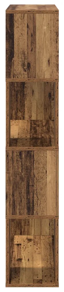 könyvespolc Régi fa Szerelt fa 80 x 24 x 124 cm Polc