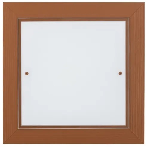 Argon 1867 - Mennyezeti lámpatest TABOR 4xE27/15W/230V 42x42 cm terrakotta