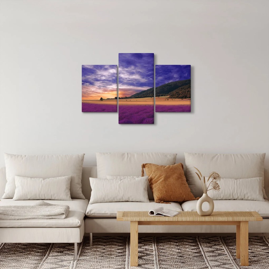 A levendula rét képe (90x60 cm)