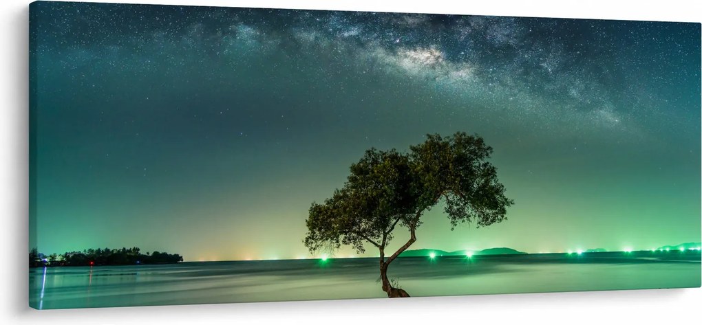 Az éjszakai égbolt képe (120x50 cm)