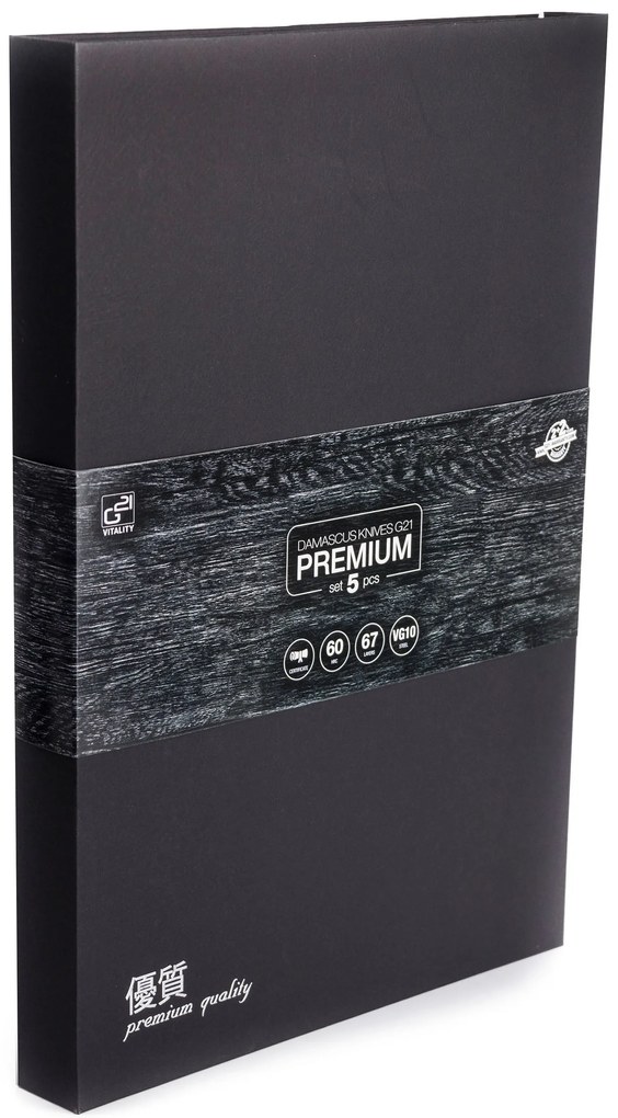 Késkészlet G21 Gourmet Premium 5 db, Box