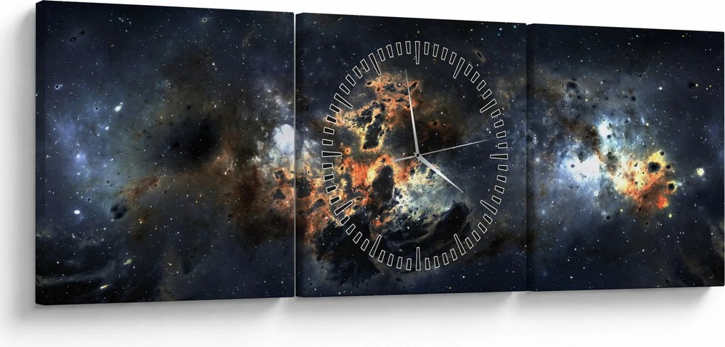 Kép - Az Univerzum a Nebulával (órával) (90x30 cm)