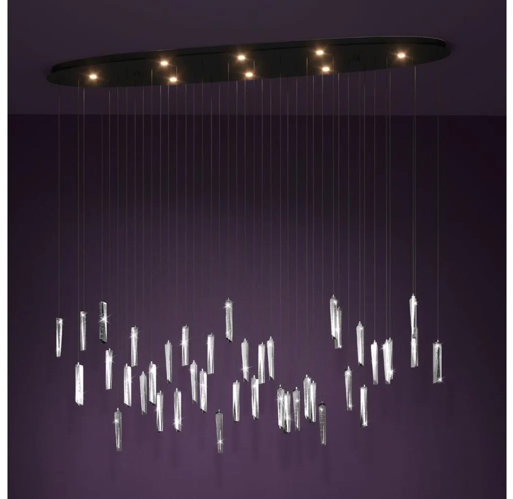 Eglo 390349 - LED Dimmelhető csillár zsinóron SARDENARA 8xLED/4,2W/230V 3000K