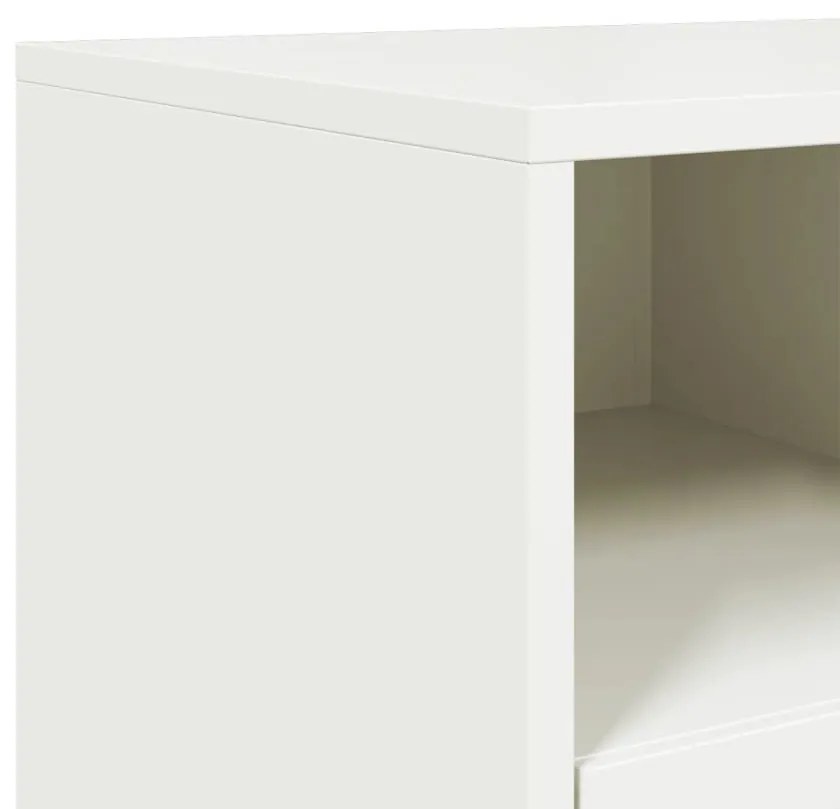 fehér acél TV-szekrény 100,5 x 39 x 43,5 cm
