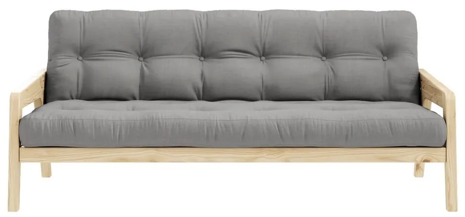 Grab szürke kinyitható kanapé 204 cm - Karup Design