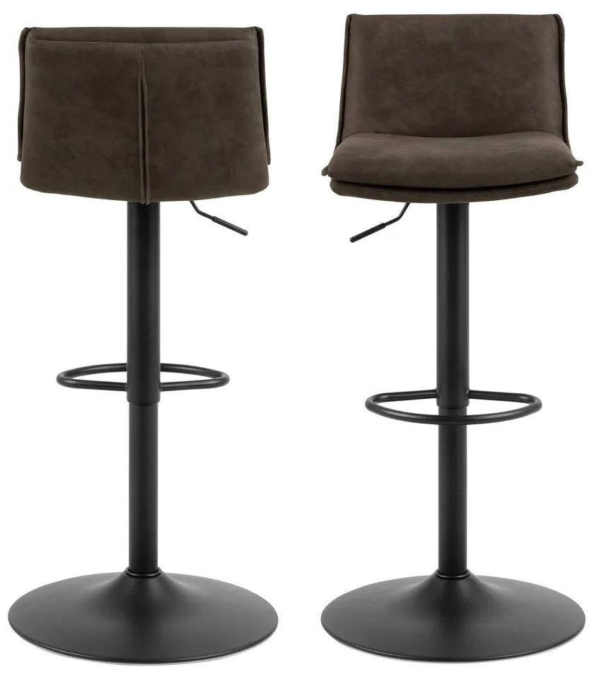 Sötétbarna bárszék szett 2 db-os 107 cm Flynn – Actona
