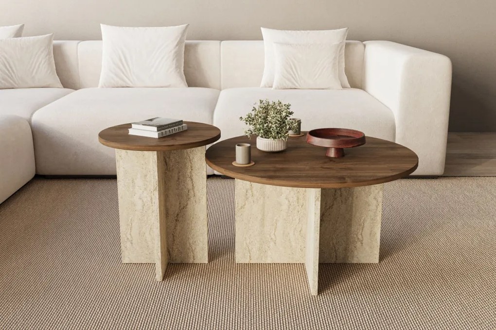 Private - Walnut, Travertine