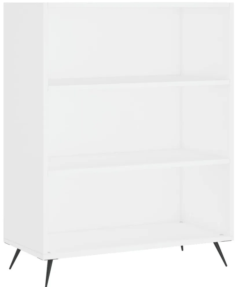 fehér szerelt fa magasszekrény 69,5x32,5x180 cm