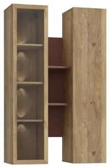 INAR fali polc tölgy/barna