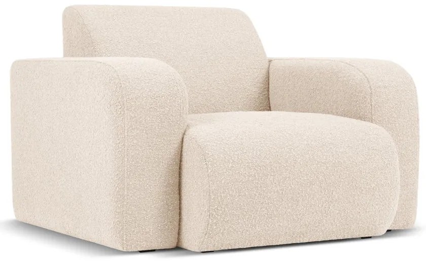 Bézs buklé fotel Molino – Micadoni Home