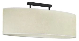 Duolla - Felületre szerelhető csillár OVAL 2xE27/15W/230V szürke