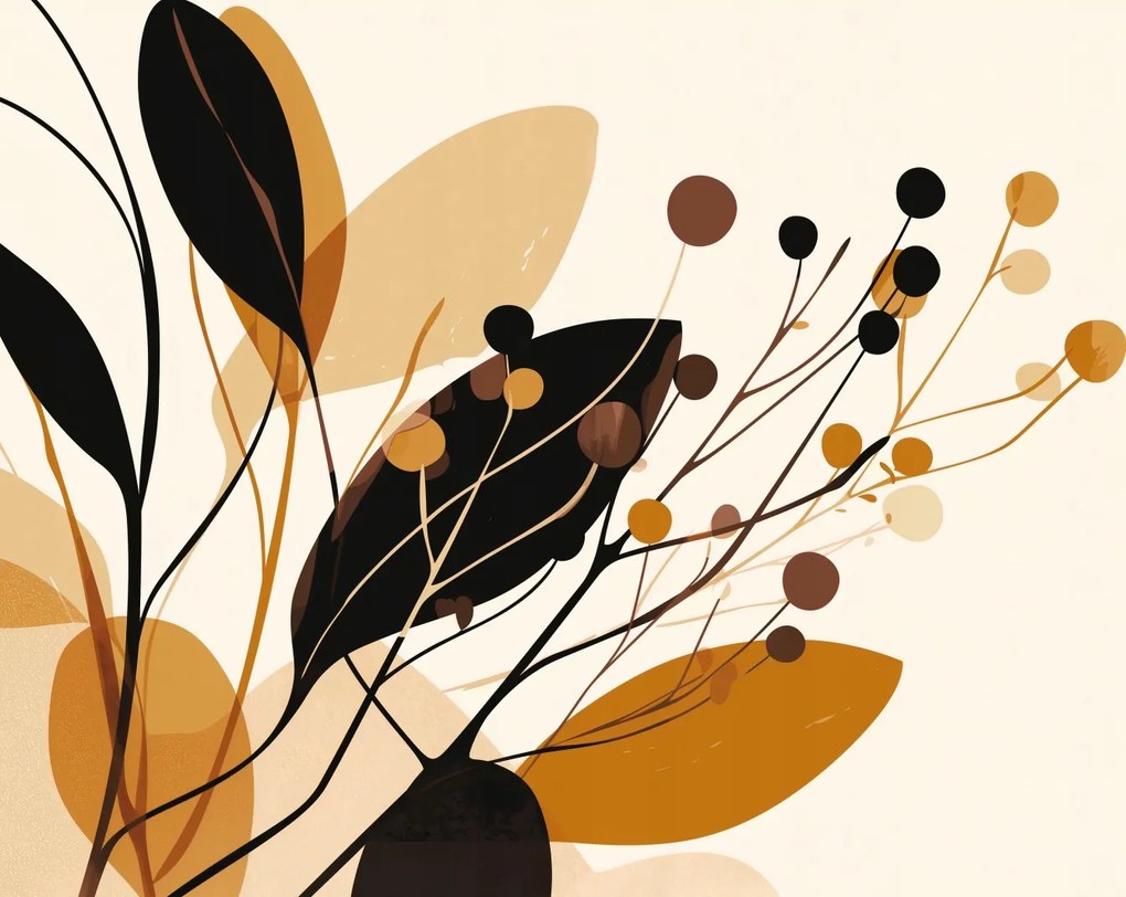 Poszter 76x60,5cm Őszi sziluettek