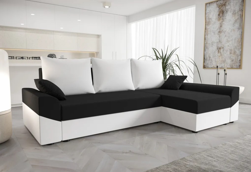 VIVIANA ágyázható sarok ülőgarnitúra 243x85x139, mikrofázis 15/27, bal