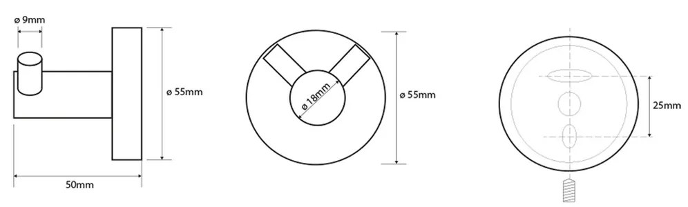 SAPHO XS200 X-Steel dupla kampó, csiszolt, rozsdamentes acél