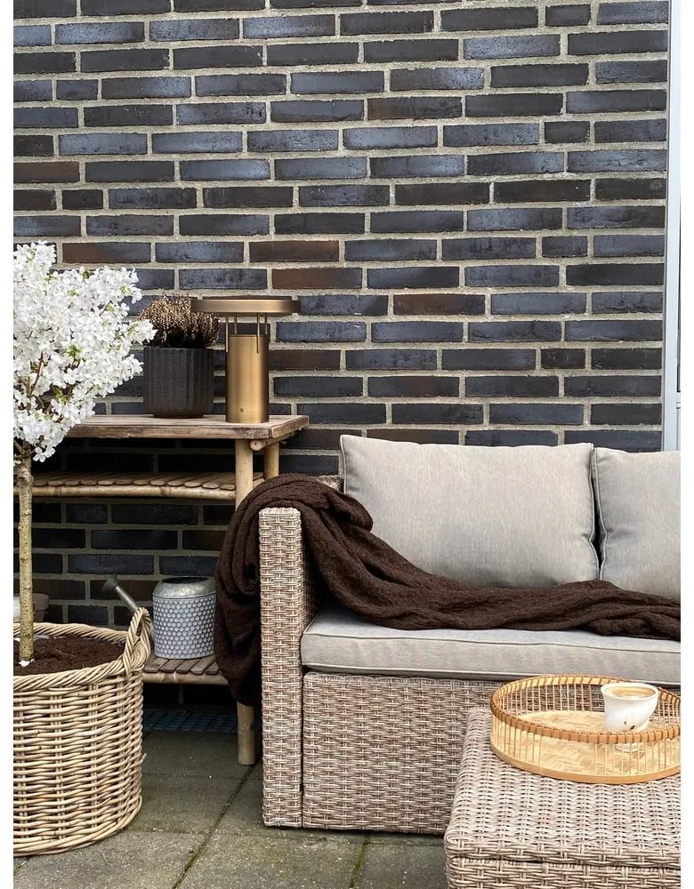 Bronzszínű LED dimmelhető asztali lámpa fém búrával (magasság 28 cm) BringMe – Hübsch