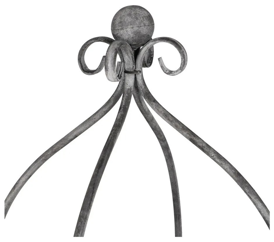 Szürke fém polcos állvány 45x144x45 cm Mireille – Ixia