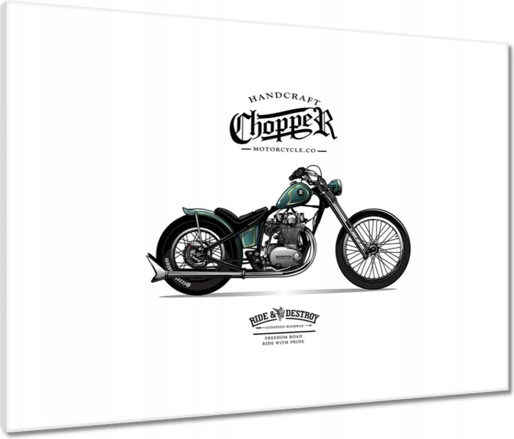 Vászonkép 80x60 Motorkerékpár Antik Vintage