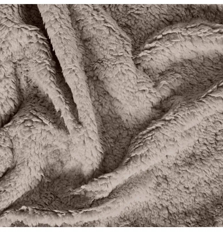 EMI kétoldalú homokszínű pléd 130x160cm