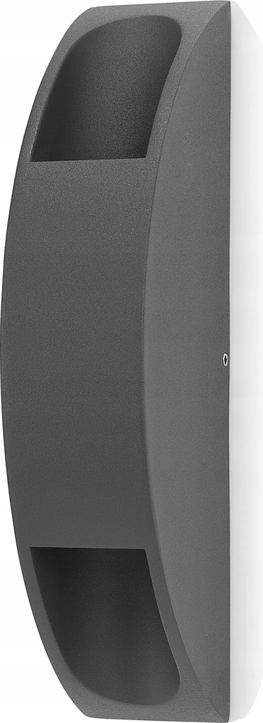 LuX Kétoldalas Szürke Fém Divatos Led Fali Lámpa IP54 fali 9W