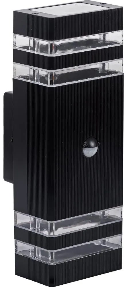 Kültéri fali lámpa érzékelővel BREZZA 2xGU10/35W/230V IP65