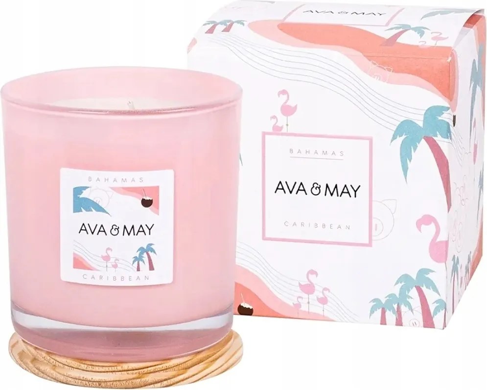 Illatgyertya 500g Ava &amp; May Bahamas