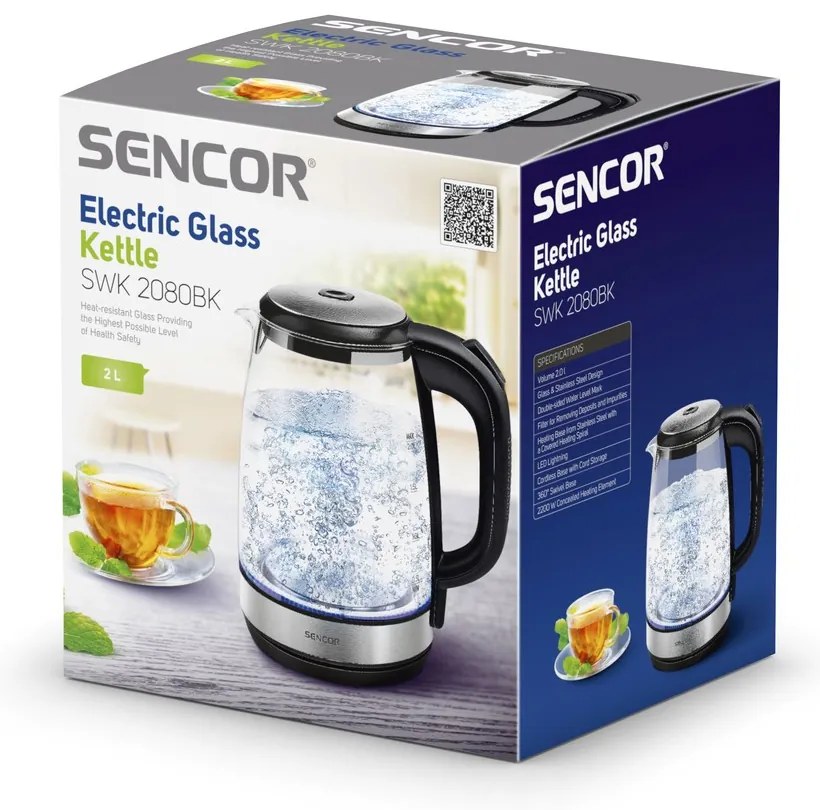 Sencor SWK 2080BK elektromos vízforraló