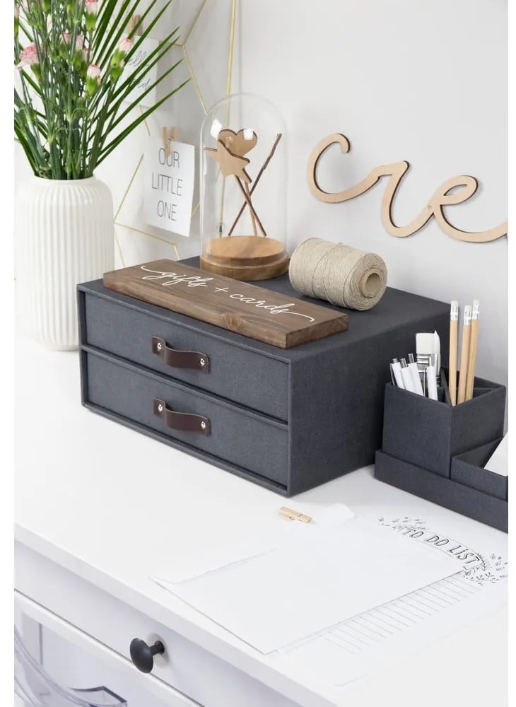 Karton fiókos rendszerező Birger Canvas Paper Laminate – Bigso
