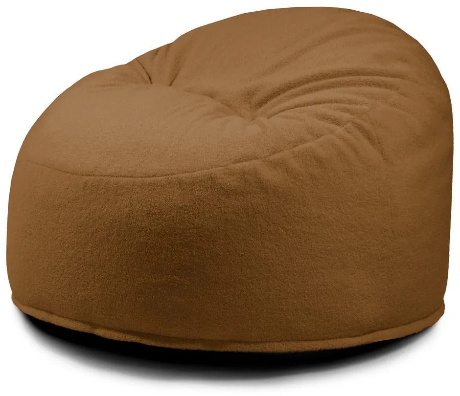 Barna buklé gyerek babzsákfotel Om 85 – SLOWDOWN
