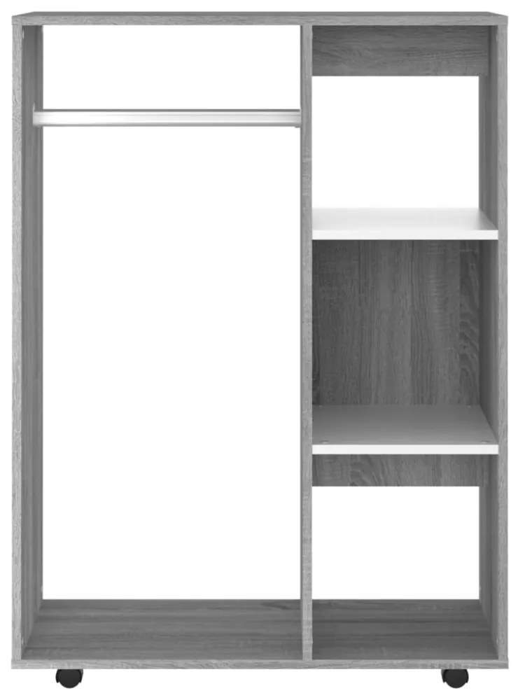 vidaXL szürke sonoma színű szerelt fa ruhásszekrény 80 x 40 x 110 cm