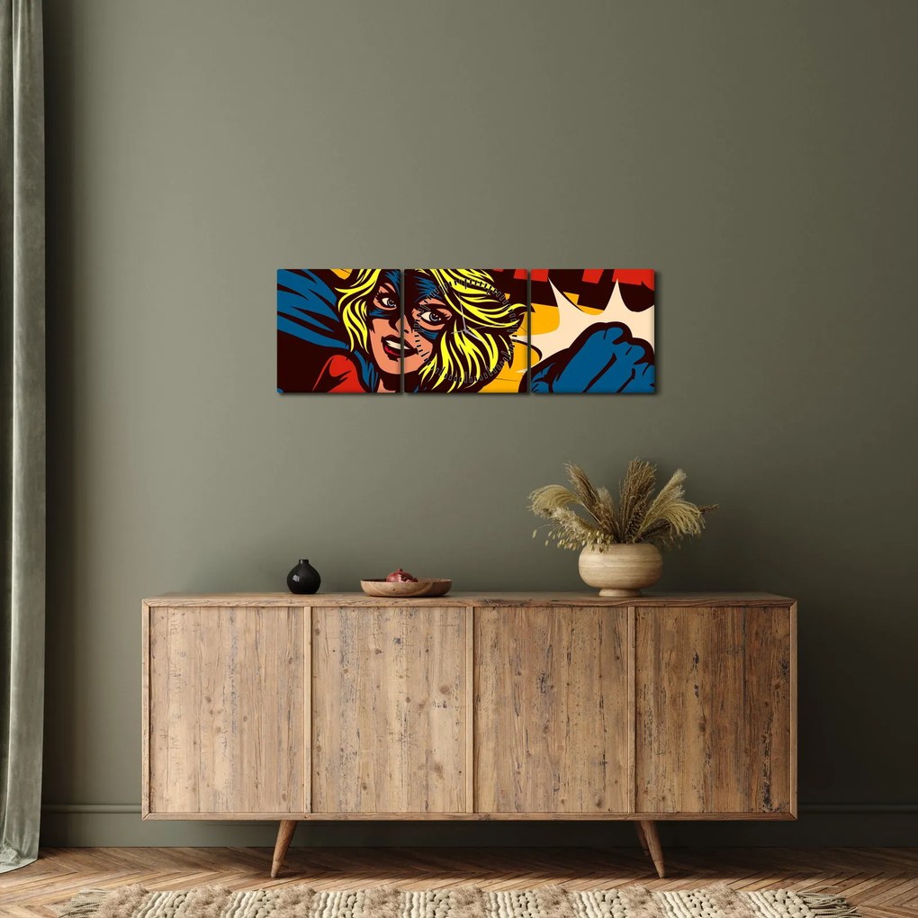 Kép - Comix (órával) (90x30 cm)