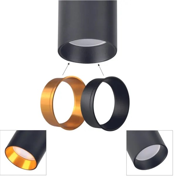 Spotlámpa sínrendszerhez MARIBEL 3xGU10/10W/230V +1 m sín rendszer