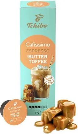 Kávékapszula, 10 db, TCHIBO Cafissimo Espresso Buttertoffee (KHK1158)
