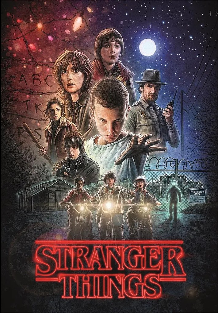 Stranger Things The Beginning 1000 db-os Compact puzzle Clementoni