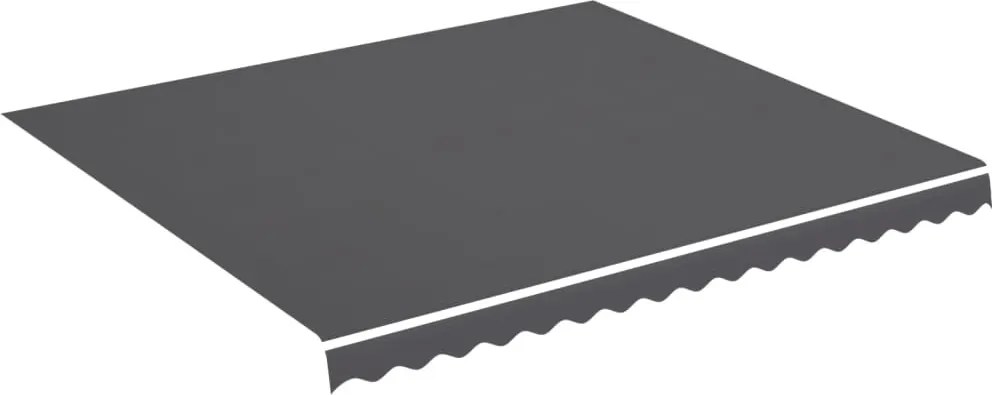 Antracitszürke csere napellenző ponyva 4 x 3,5 m