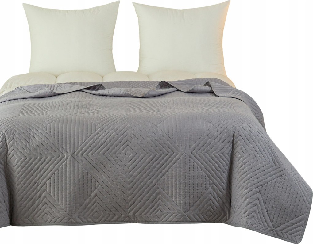 Steppelt Ágytakaró Kétoldalas 200x220 Világosszürke