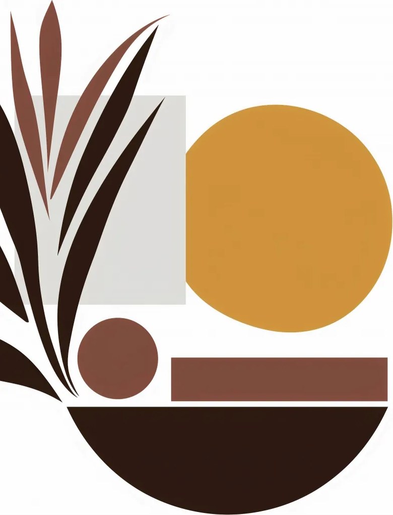 Poszter 60x80cm Növények stílusa