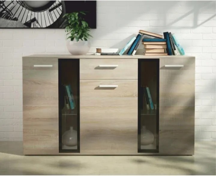 Komód, sonoma tölgyfa, SALESA II.