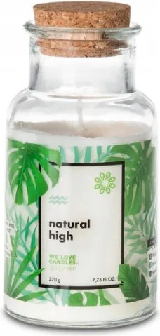 We Love Candles vegán illatú gyertya Natural High 52 óra