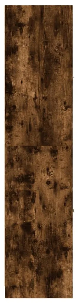 füstös tölgy színű szerelt fa patikaszekrény 30 x 41 x 174,5 cm