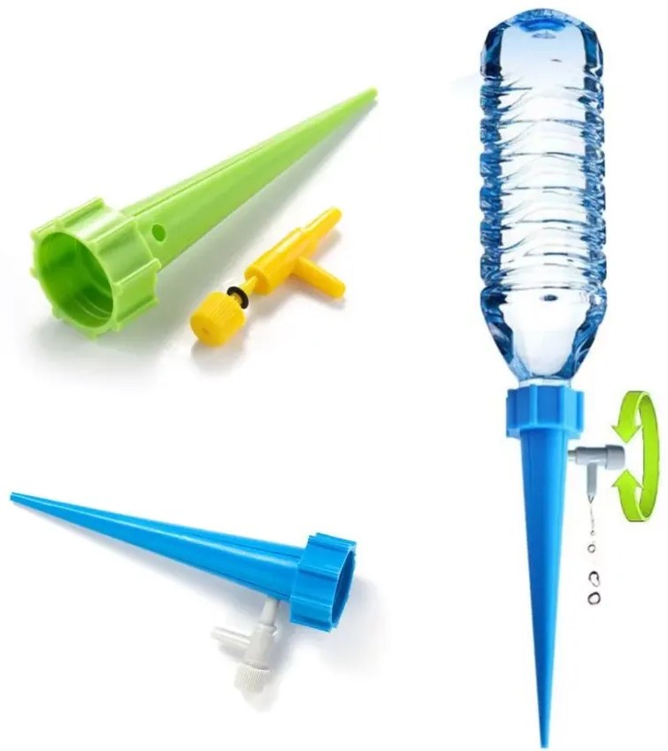 Zaparkorun Spike Drip Készlet növények öntözéséhez - 10x locsoló csepegtető szeleppel -