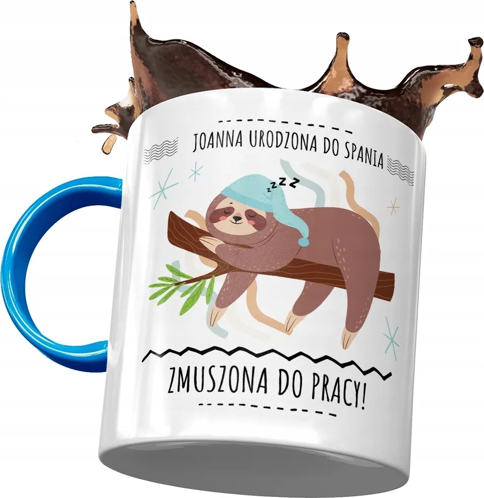 Kék Bögre Johannának Asi Barátnőknek Ajándék Nyomtatott Fotóval