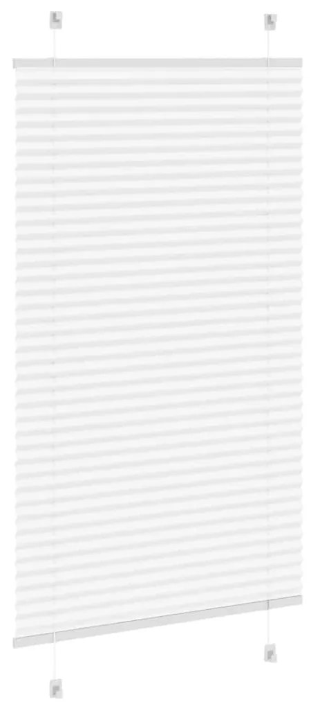 pliszírozott redőny Fehér 80x150 cm szövetszélesség 79,4 cm